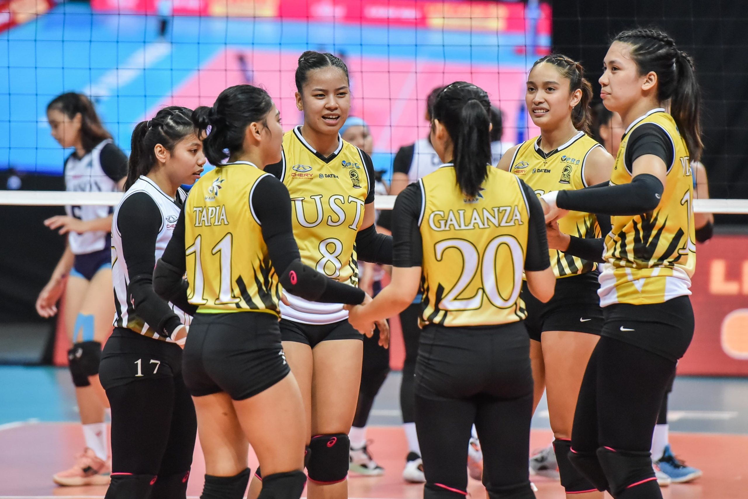 UST Tigresses in the UAAP Season 84 women's volleyball tournament. UAAP PHOTO