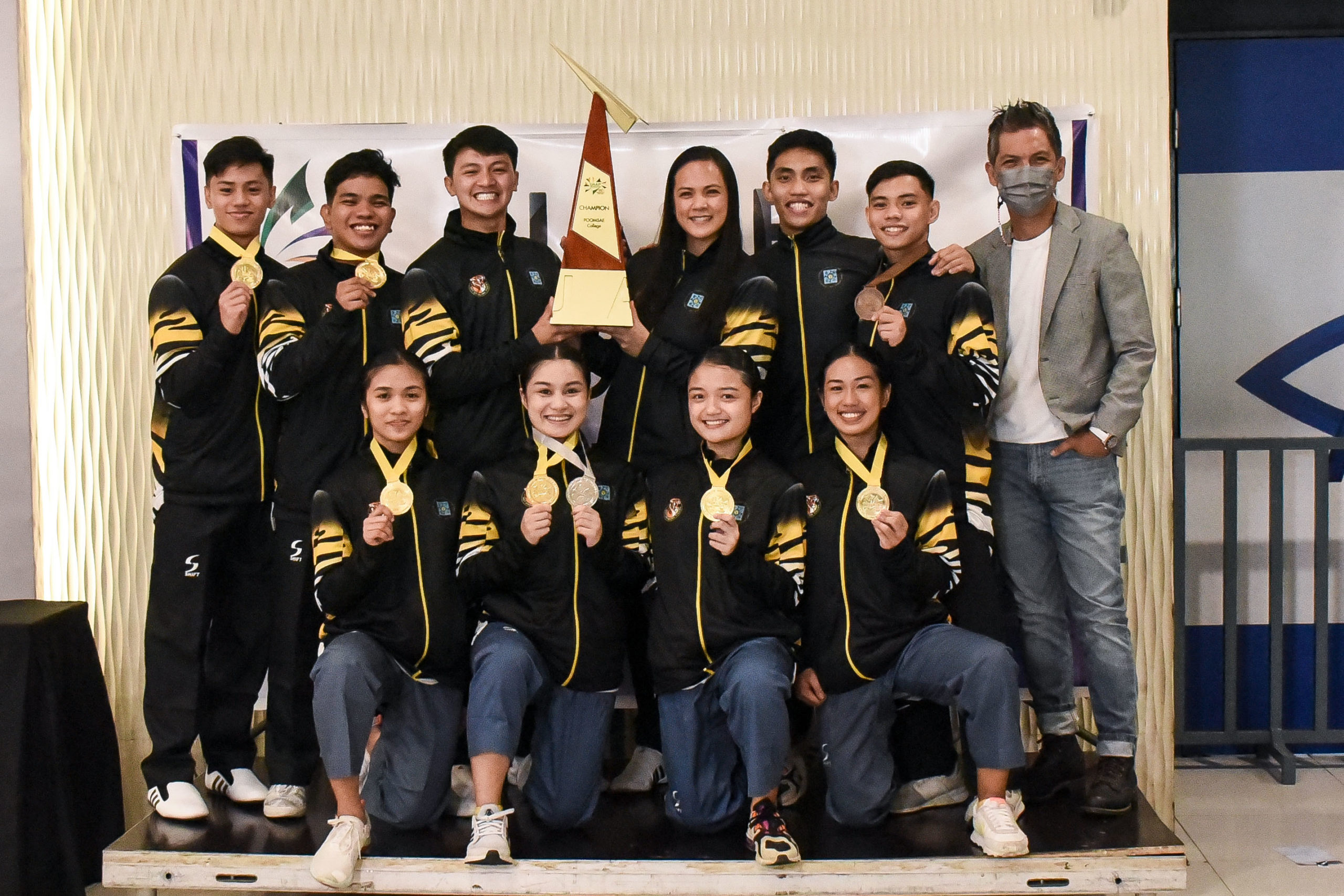 UST Tigers rule the UAAP Season 84 poomsae competition. UAAP PHOTO