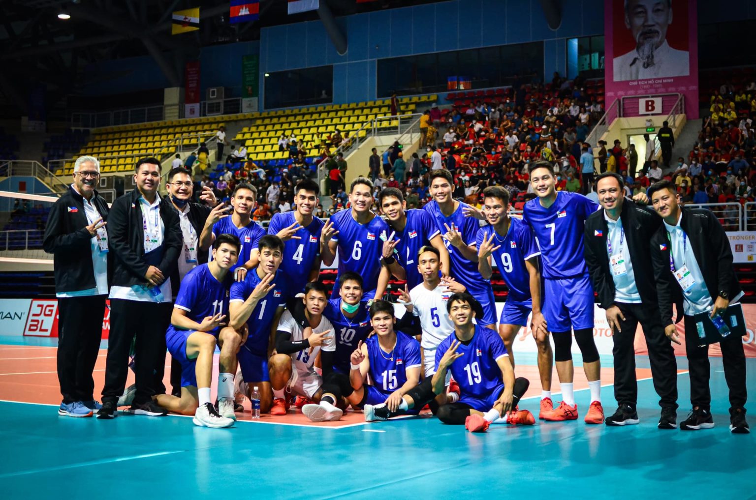 SEA Games PH men's volleyball picks up first win, battles for 5th