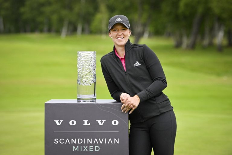 Linn Grant first female golfer to win DP World Tour event