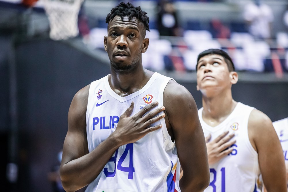 Gilas Pilipinas' naturalized center Angelo Kouame. –FIBA PHOTO