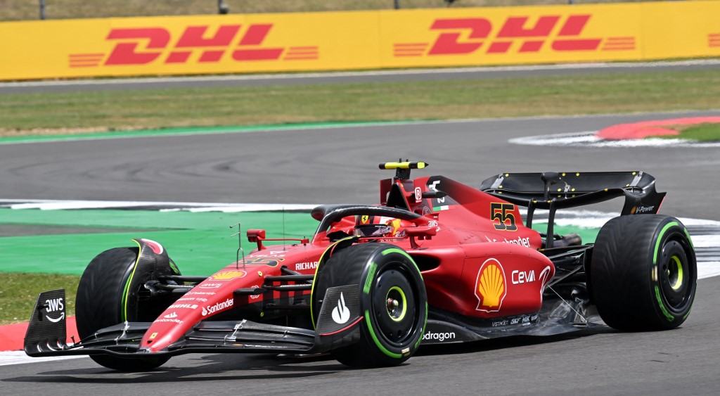 Ferrari's Spanish driver Carlos Sainz