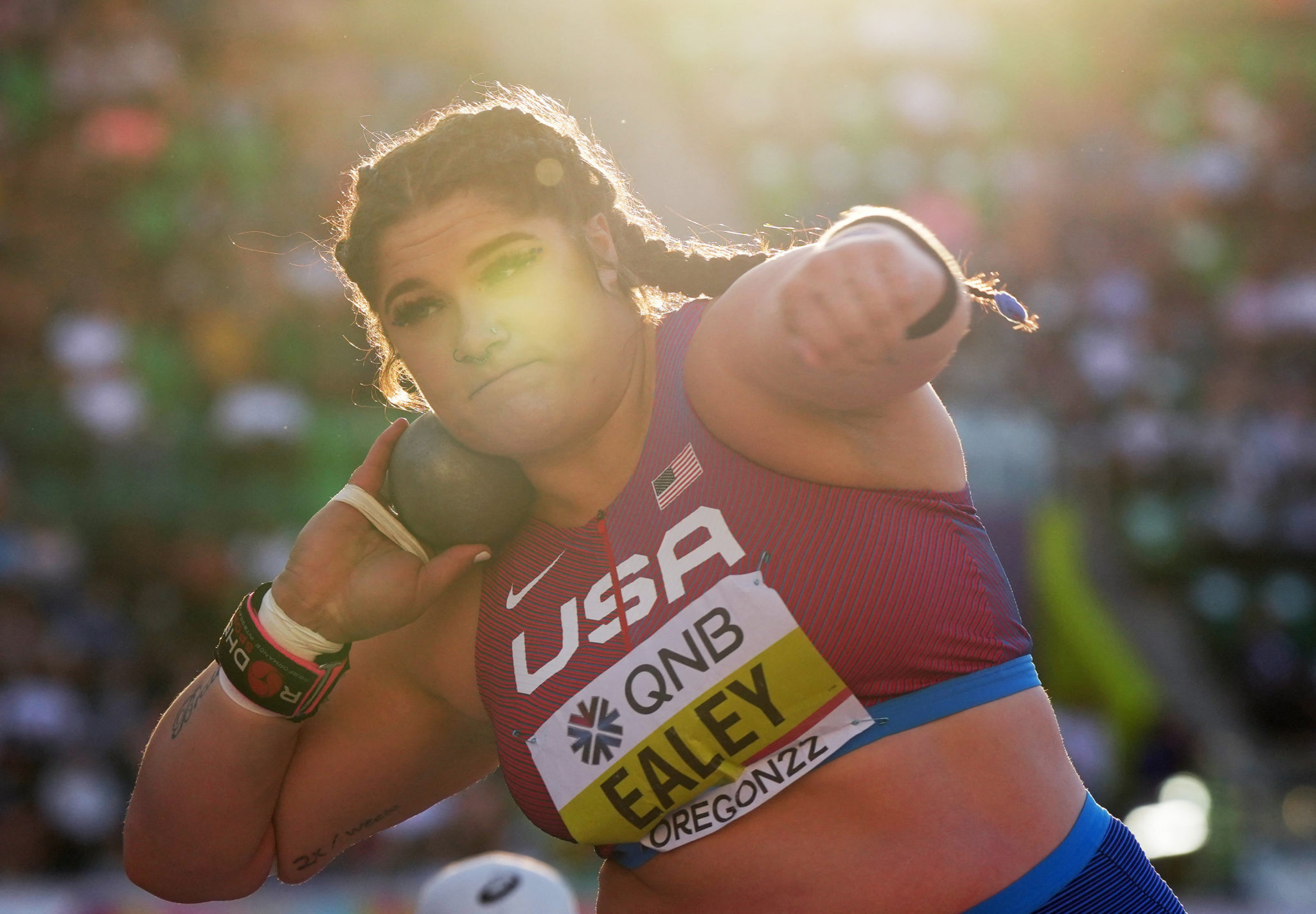 Chase Ealey Wins Us Womens Shot Put World Title Inquirer Sports