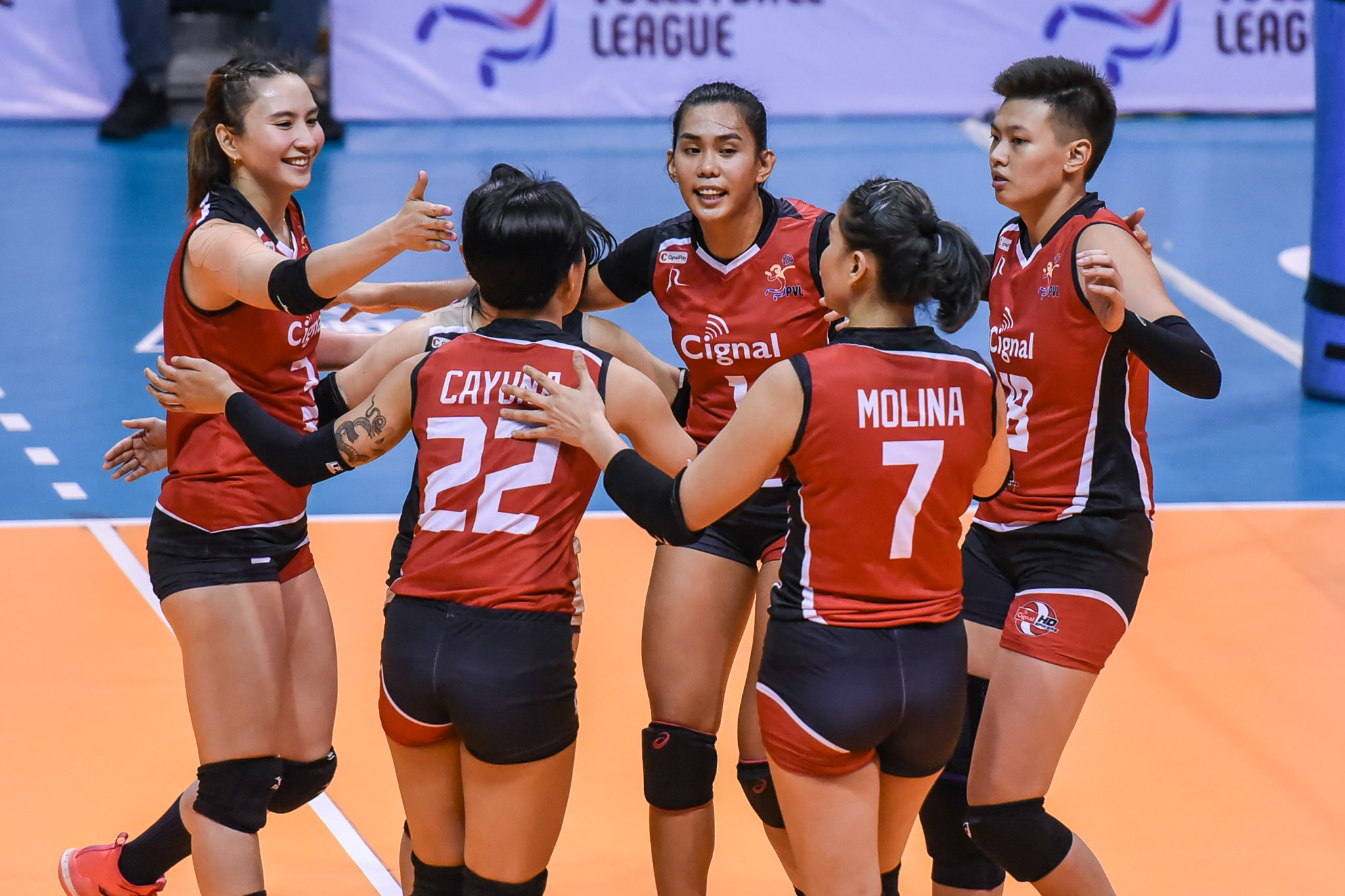 Cignal HD Spikers in the PVL Invitationals. 