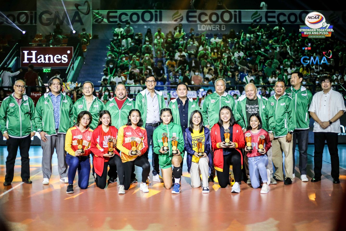 The individual awardees for the NCAA Season 97 women's volleyball tournament.