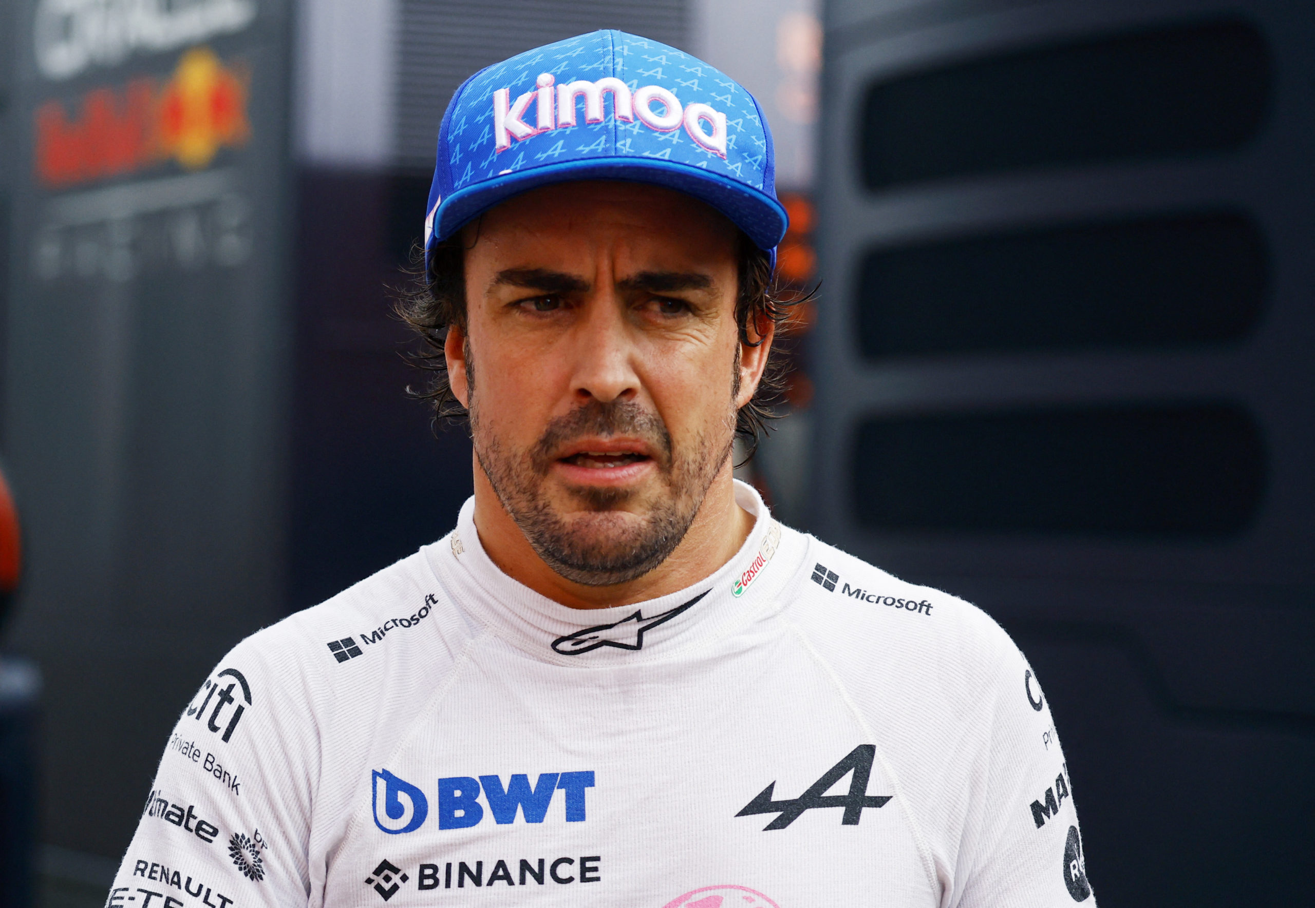 FILE PHOTO: Formula One F1 - Hungarian Grand Prix - Hungaroring, Budapest, Hungary - July 30, 2022 Alpine's Fernando Alonso is see after after qualifying