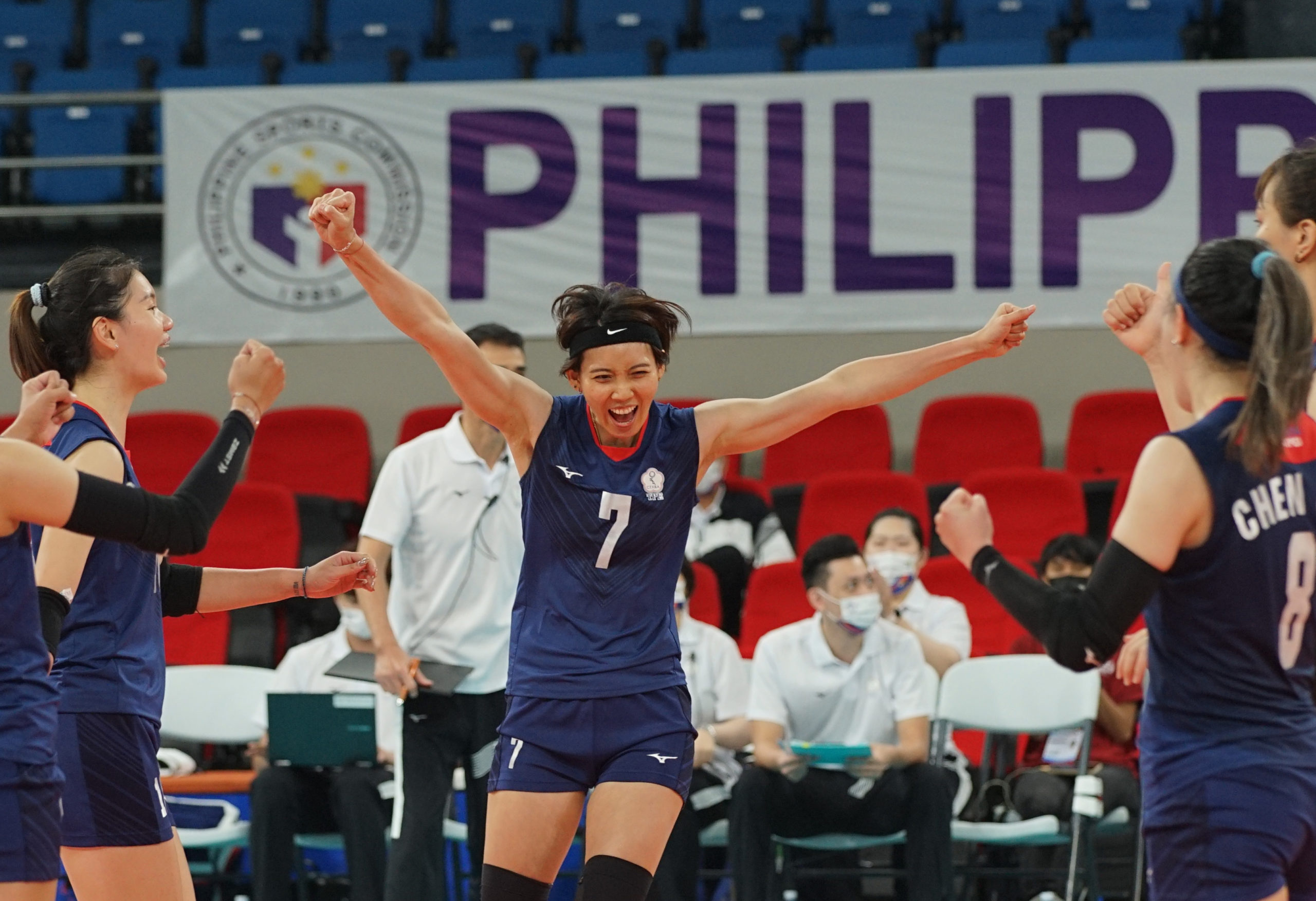 Chinese Taipei in the AVC Cup for Women at Philsports Arena
