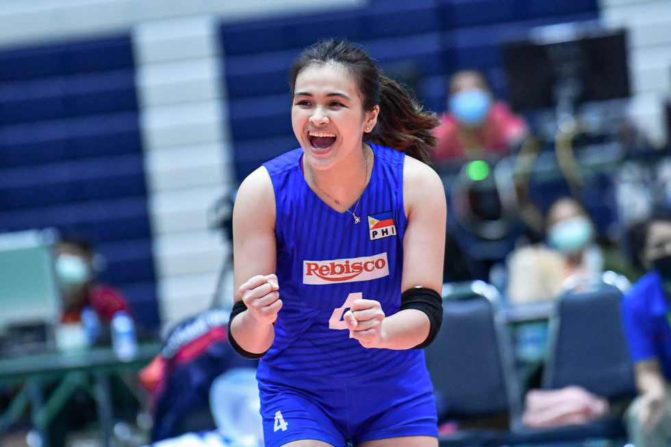 FILE- Bella Belen is expected to play for the national team which has been tapped to compete in the PVL Invitationals