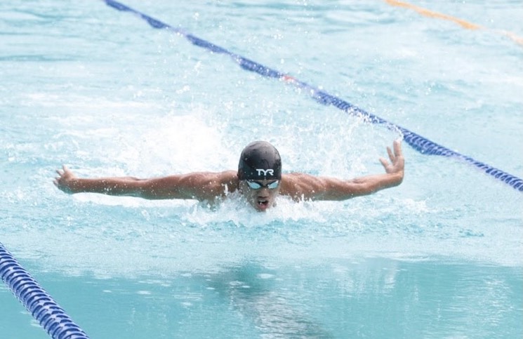 Ariel Joseph Alegarbes was unstoppable in the butterfly race. —CONTRIBUTED PHOTO