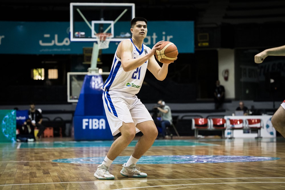Gilas Youth's Mason Amos during the Philippines game vs Syria in the Fiba Under-18 Asian Championship