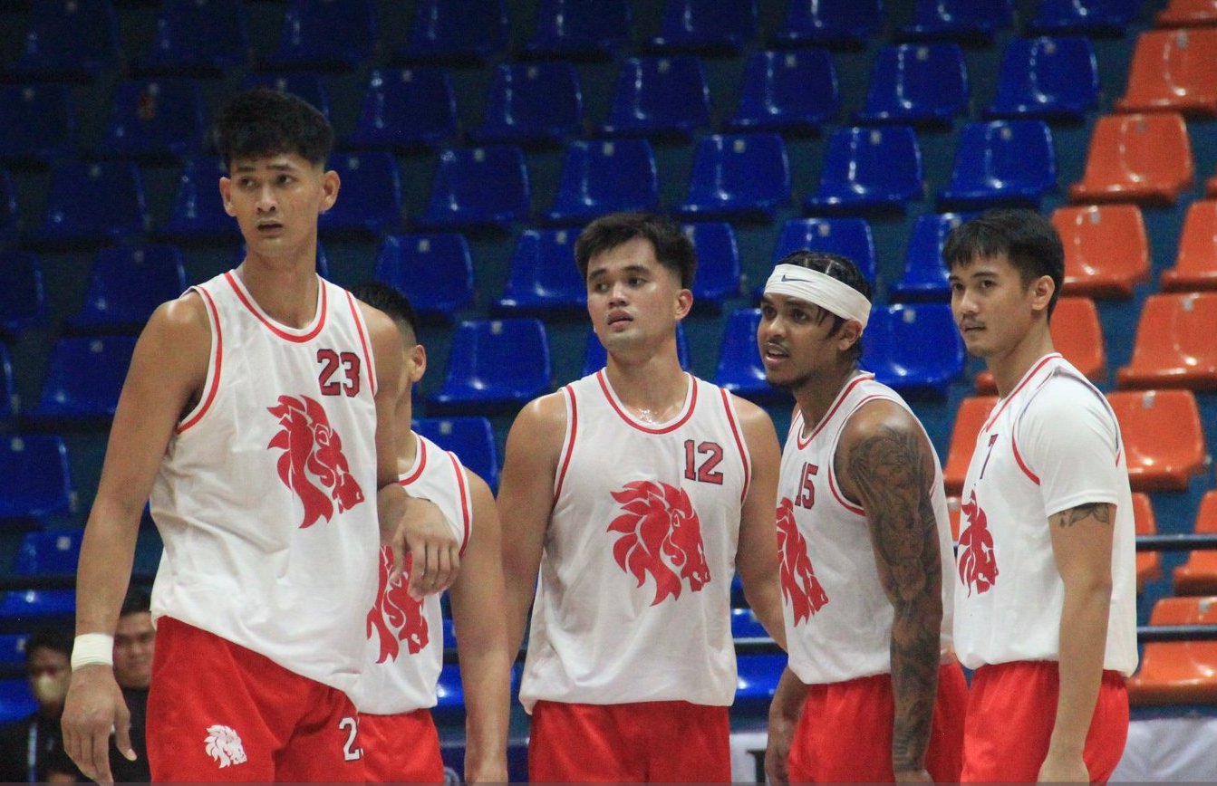 FILE - San Beda Red Lions in the Filoil Preseason Cup.