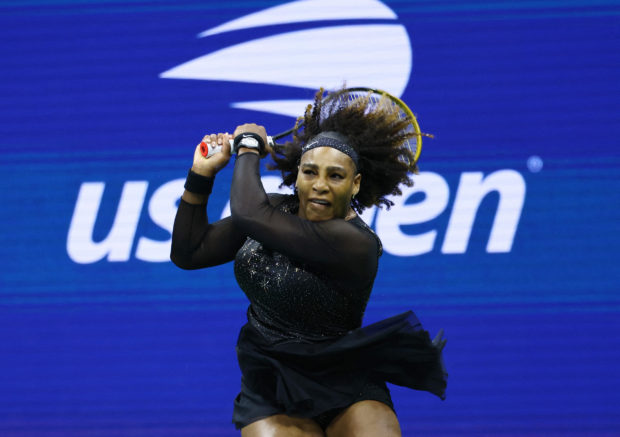 Flushing Meadows, New York, United States - September 2, 2022  Serena Williams of the U.S. in action during her third round match against Australia's Ajla Tomljanovic REUTERS/Mike Segar