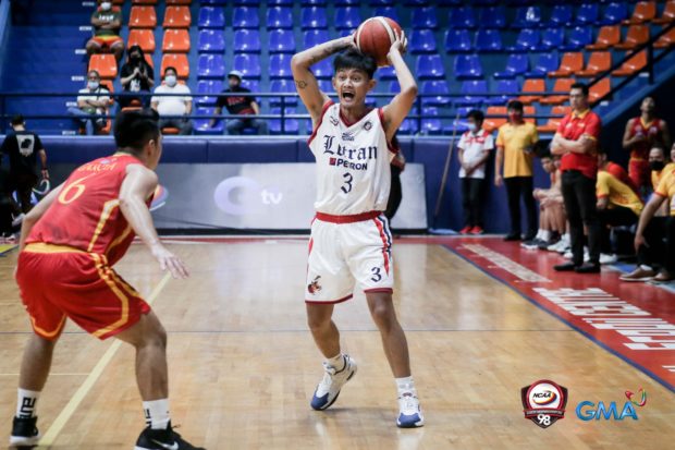Fran Yu leads Letran to another victory.