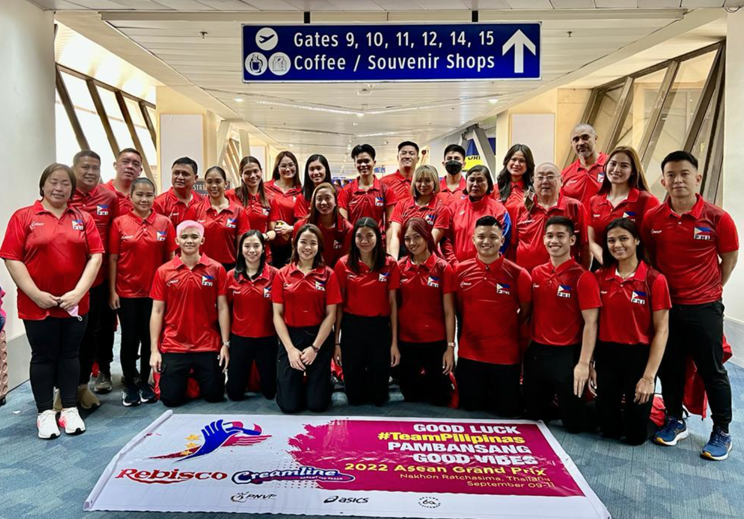 Creamline squad participating in the Asean Grand Prix. –