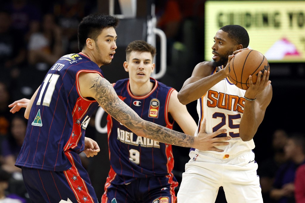 Kai Sotto Adelaide 36ers Phoenix Suns NBA preseason