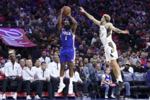 NBA: James Harden guides 76ers past Pacers for first win of season