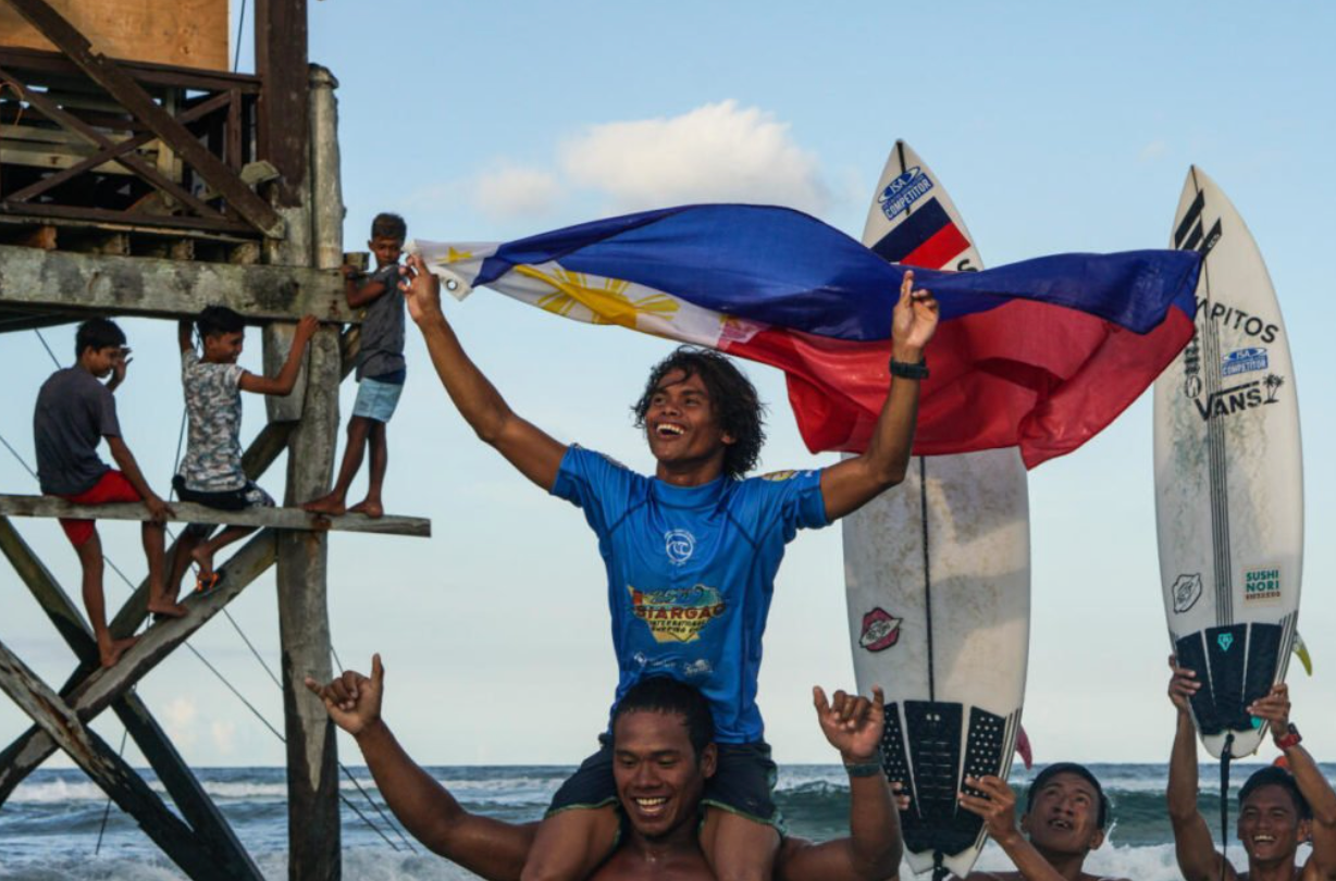 Nilbie Blancada and John Mark-Tokong Claim Victory at Siargao International  Surfing Cup presented by San Miguel