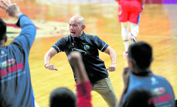 Rain or Shine coach Yeng Guiao has been one of the vocal backers of a challenge system. PBA IMAGES