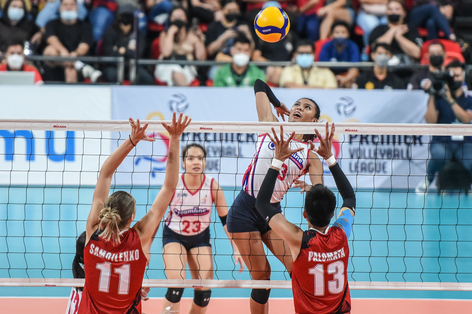 Celine Domingo switches on Creamline Grand Slam engine | Inquirer Sports