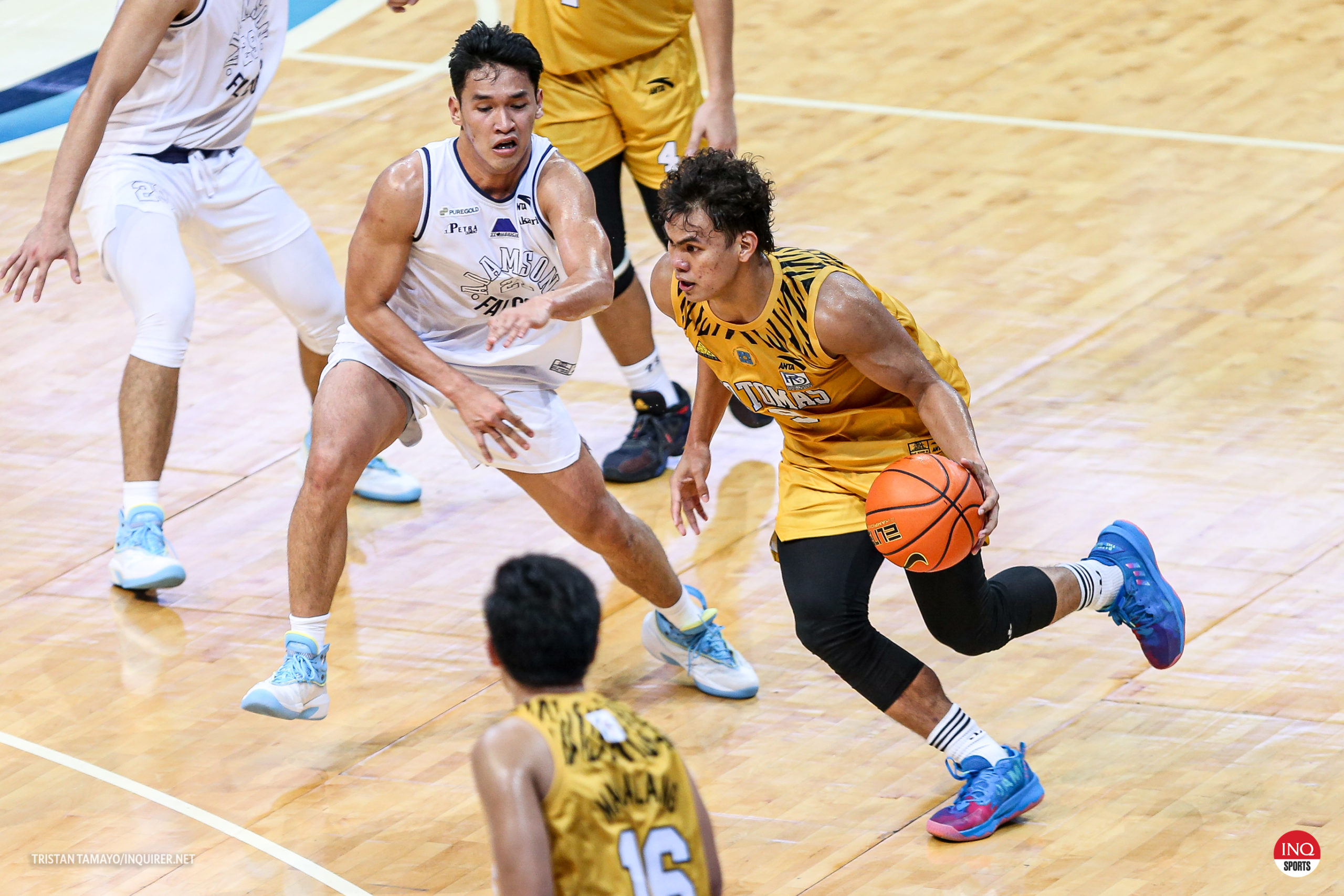 UST's Nic Cabanero in the Growling TIgers' opening game in the UAAP Season 85. Photo by Tristan Tamayo/INQUIRER.net