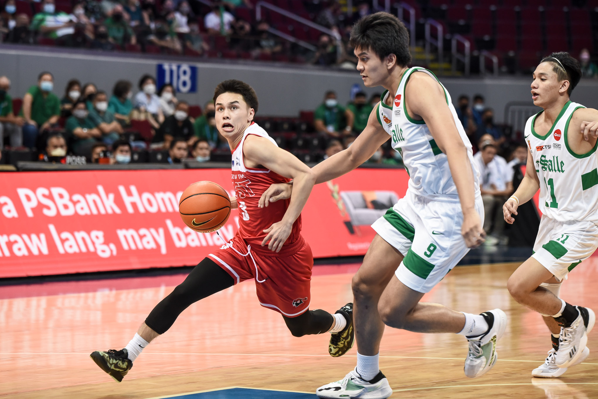 UE guard Kyle Paranda led the Red Warriors to UAAP's most recent win.  –UAAP PHOTO