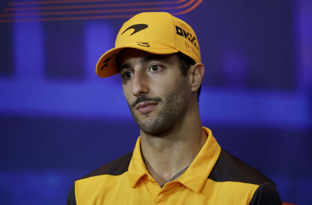 1 - Abu Dhabi Grand Prix - Yas Marina Circuit, Abu Dhabi, United Arab Emirates - November 17, 2022   McLaren's Daniel Ricciardo during the press conference 