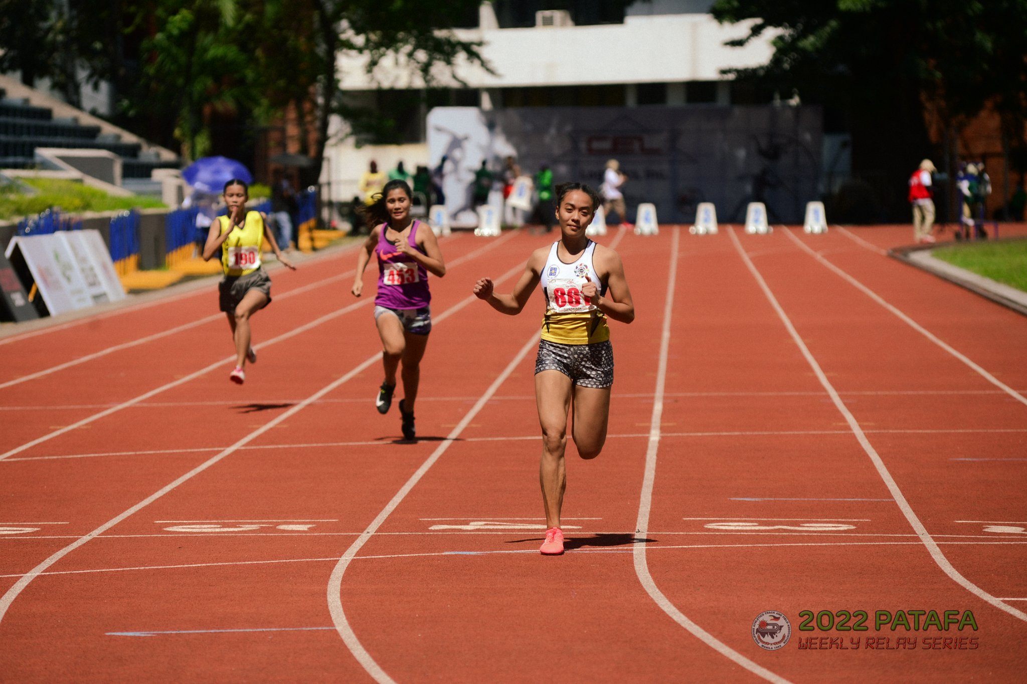 FILE PHOTO – 10th leg of the 2022 PATAFA Weekly Relay Series on October 23, 2022 at PhilSports Complex, Pasig City. PATAFA PHOTO