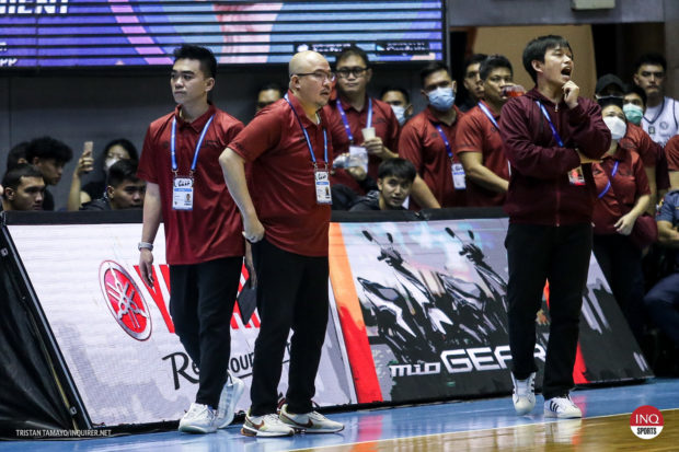 FILE–UP coach Goldwin Monteverde. –Photo by Tristan Tamayo/INQUIRER.net