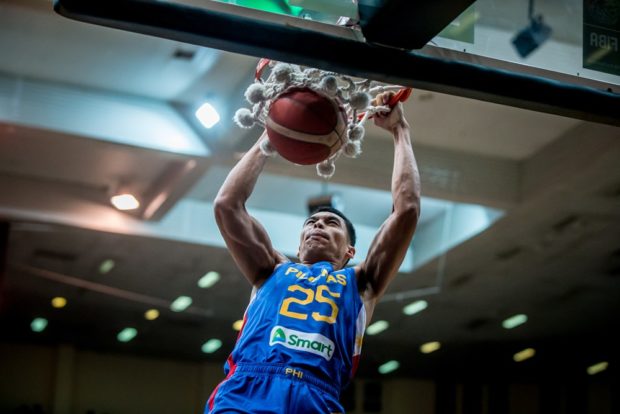 Japeth Aguilar during a Gilas Pilipinas stint. –FIBA PHOTO