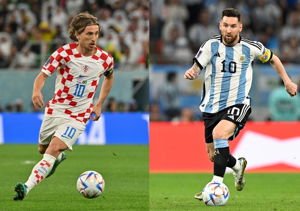 Luka Modric Lionel Messi Copa Mundial de la FIFA