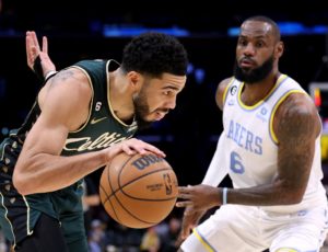 NBA: Celtics beat Lakers in OT, Jayson Tatum scores 44