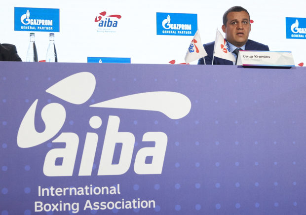 FILE PHOTO: International Boxing Association (AIBA) President Umar Kremlev attends a news conference ahead of the Tokyo 2020 Olympic Games in Lausanne, Switzerland June 28, 2021. 