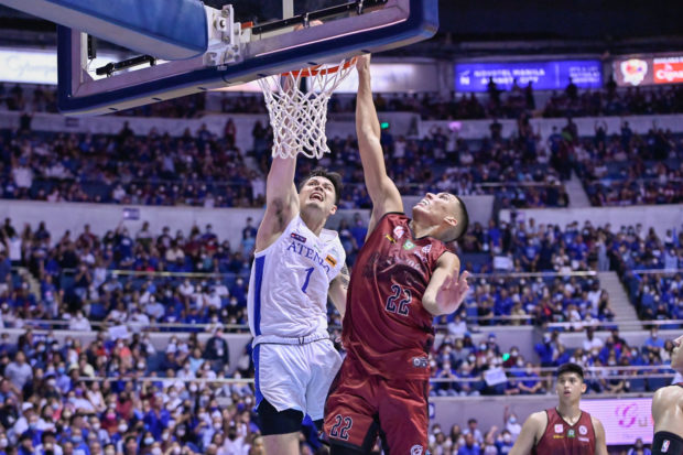 Ateneo’s Kai Ballungay in Game 2 of the UAAP men's basketball finals. –UAAP PHOTO