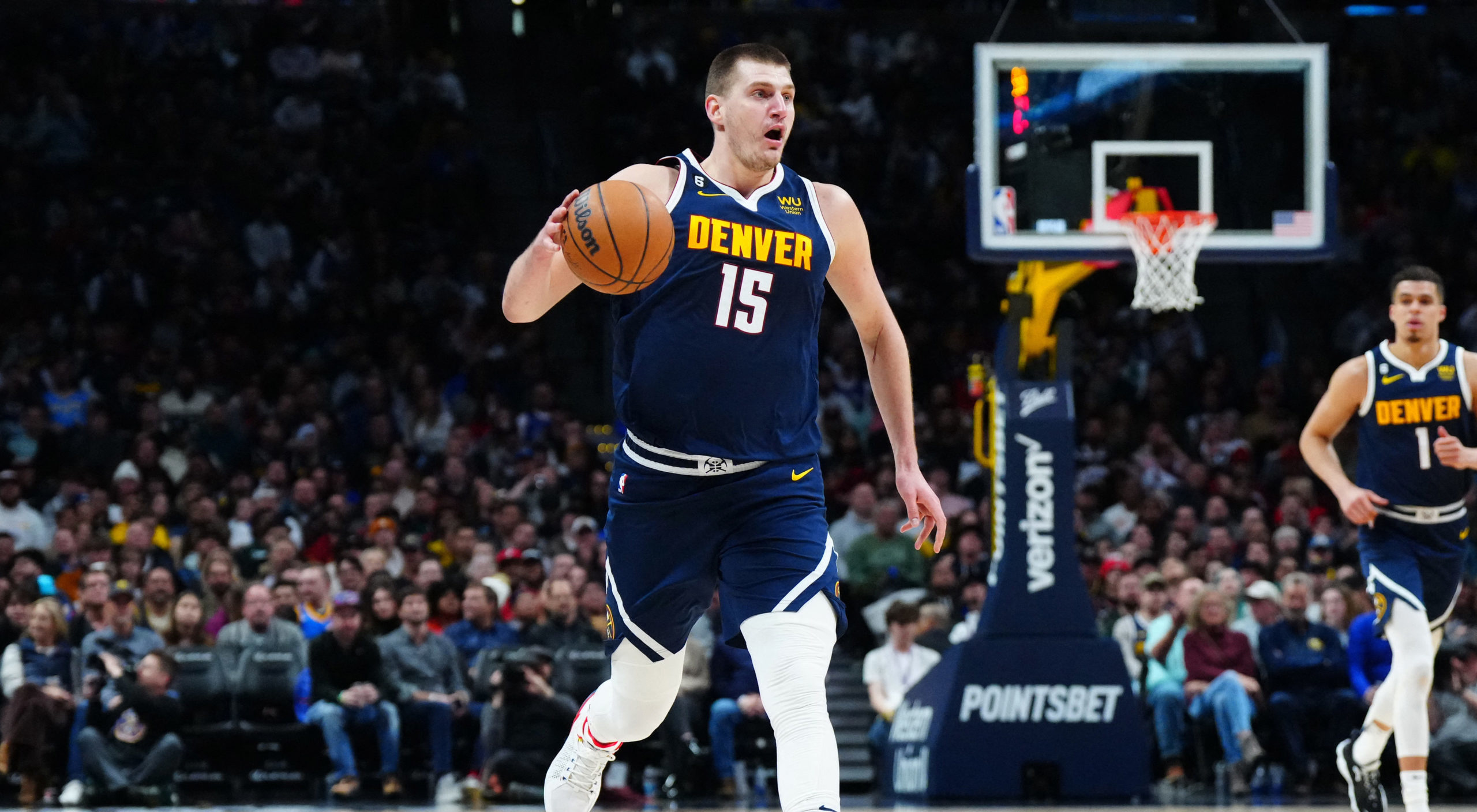 Nba Nikola Jokics Triple Double Lifts Nuggets Over Trail Blazers