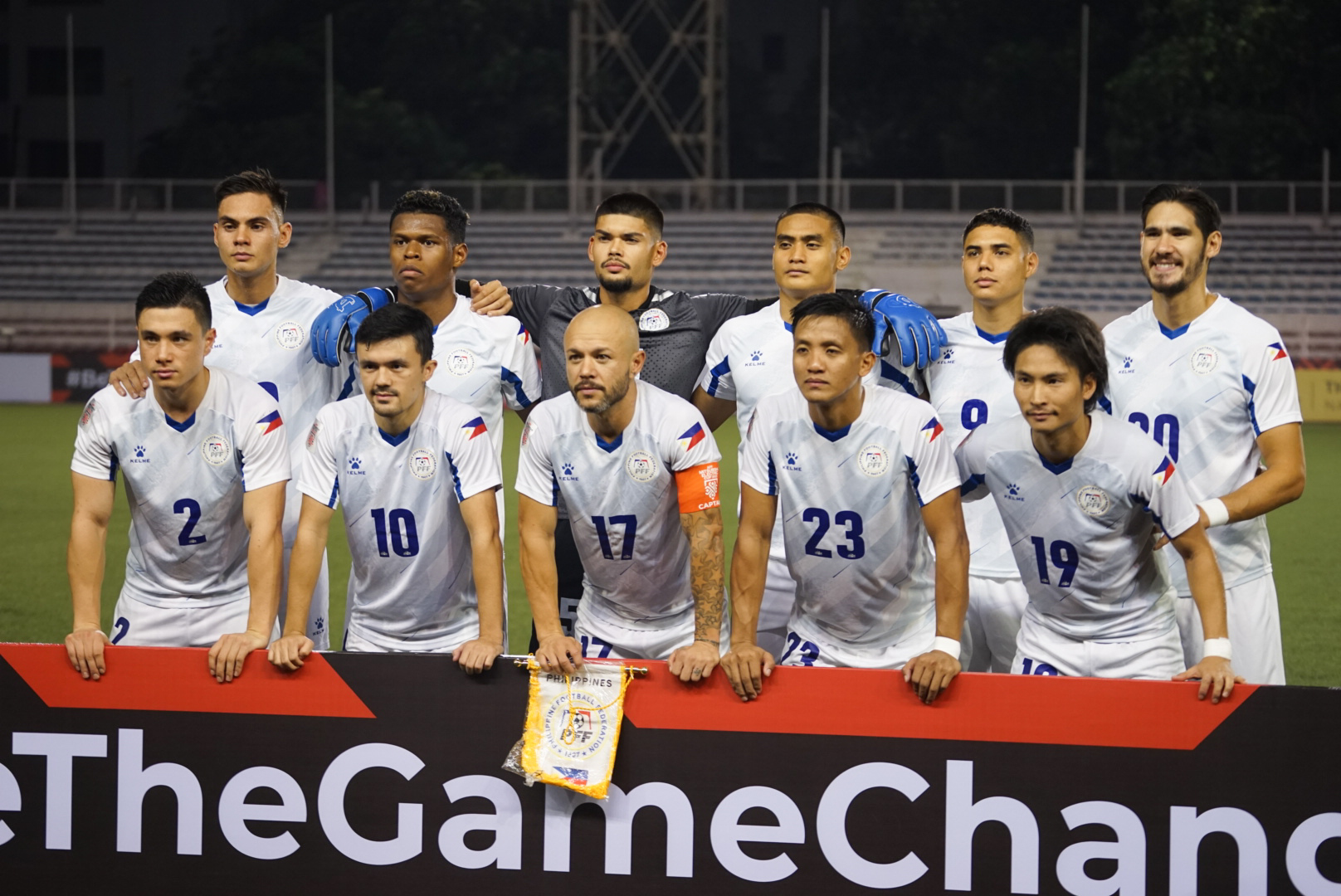 Philippine Azkals in the final game in the Mitsubishi Electric Cup. –CONTRIBUTED PHOTO