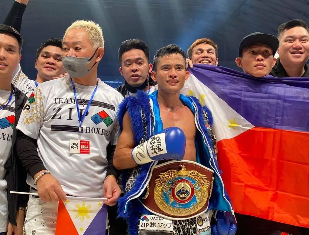 Melvin Jerusalem is the latest Filipino boxing champion. –SANMAN BOXING INSTAGRAM