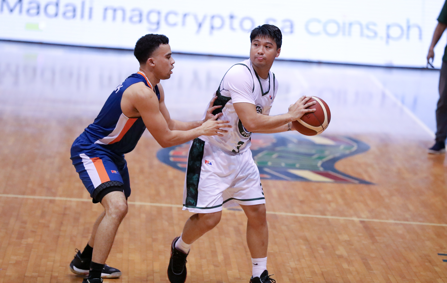 Terrafirma defender Juami Tiongson delivers solid numbers in victory over Meralco.  –PBA IMAGES