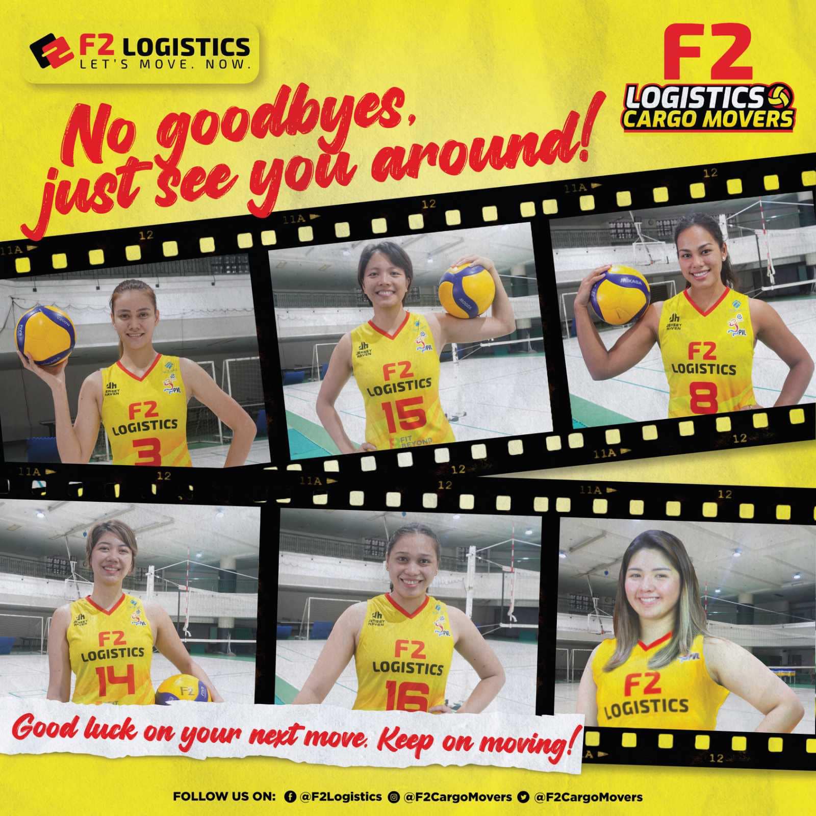 F2 Logistics parts ways with some of its players ahead of the new PVL season.