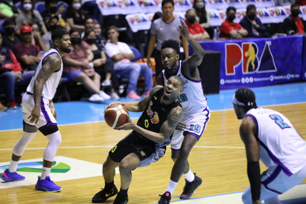 TNT import Jalen Hudson in the PBA Governors' Cup. –PBA IMAGES
