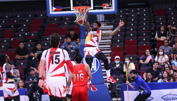 San Miguel import Cameron Clark in the PBA Governors' Cup. –PBA IMAGES