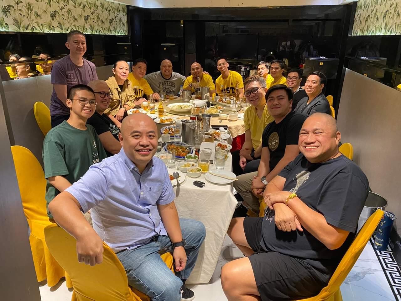 Celebratory dinner attended by new UST coaching staff and SMC Sports director Alfrancis Chua. –CONTRIBUTED PHOTO