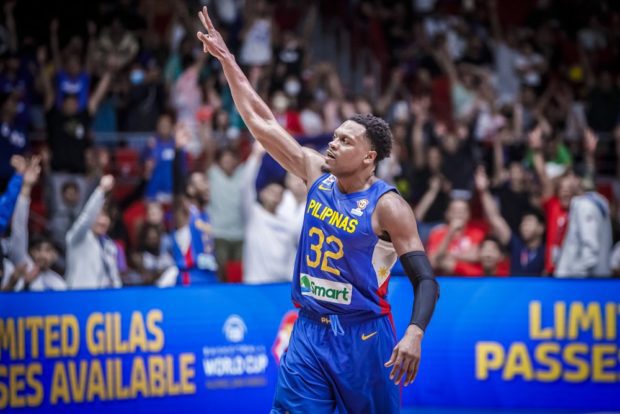 Gilas Pilipinas' naturalized center Justin Brownlee. –FIBA PHOTO