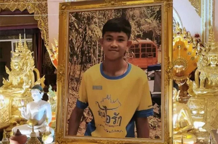A funeral was held to bring Duangpetch Promthep's soul back to his hometown in Chiang Rai's Mae Sai district.  PHOTO: THE NATION/ASIA NEWS NETWORK
