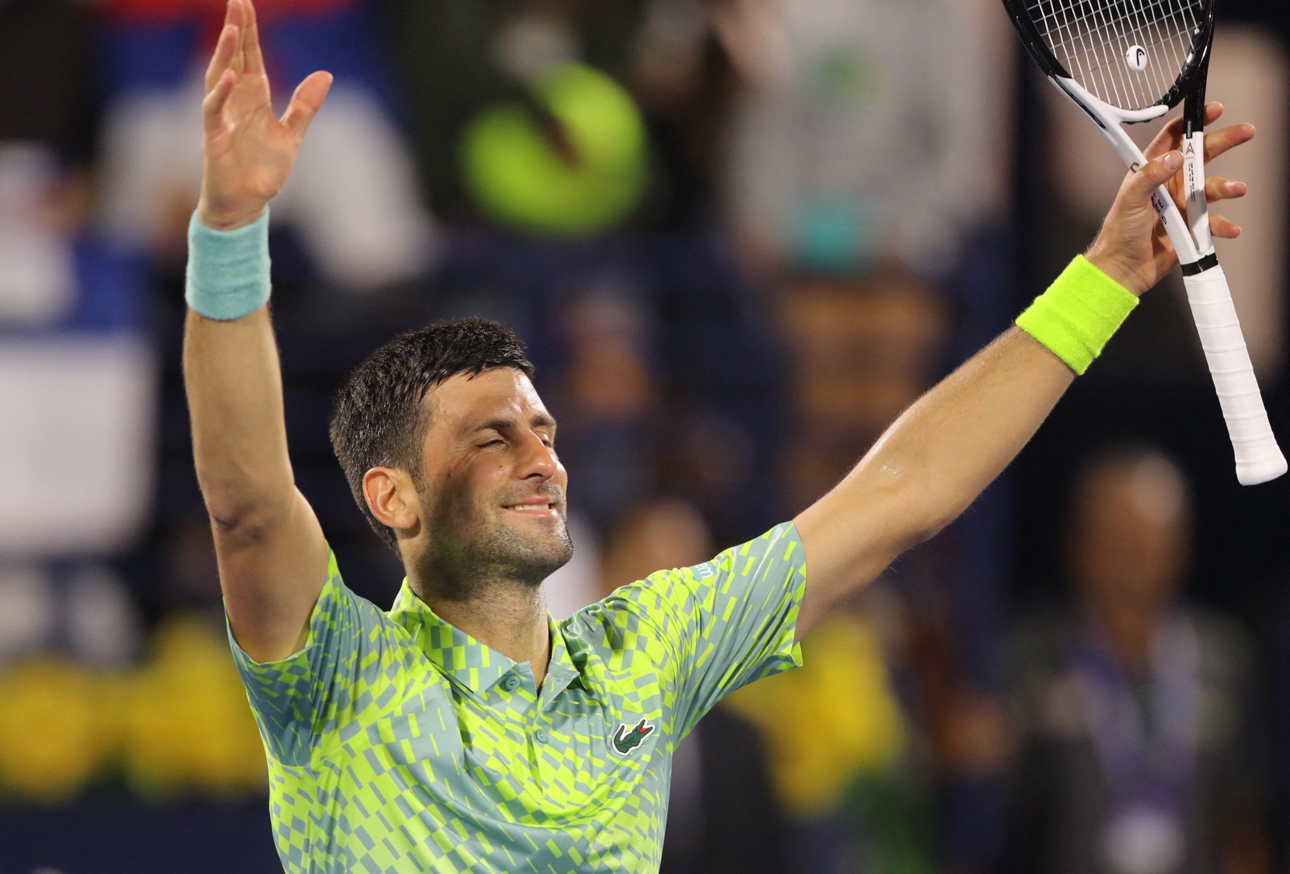 Novak Djokovic stays on course for his third title of 2023 by powering into the semi-finals of the Dubai Tennis Championships with a 6-3 7-5 win over Hubert Hurkacz