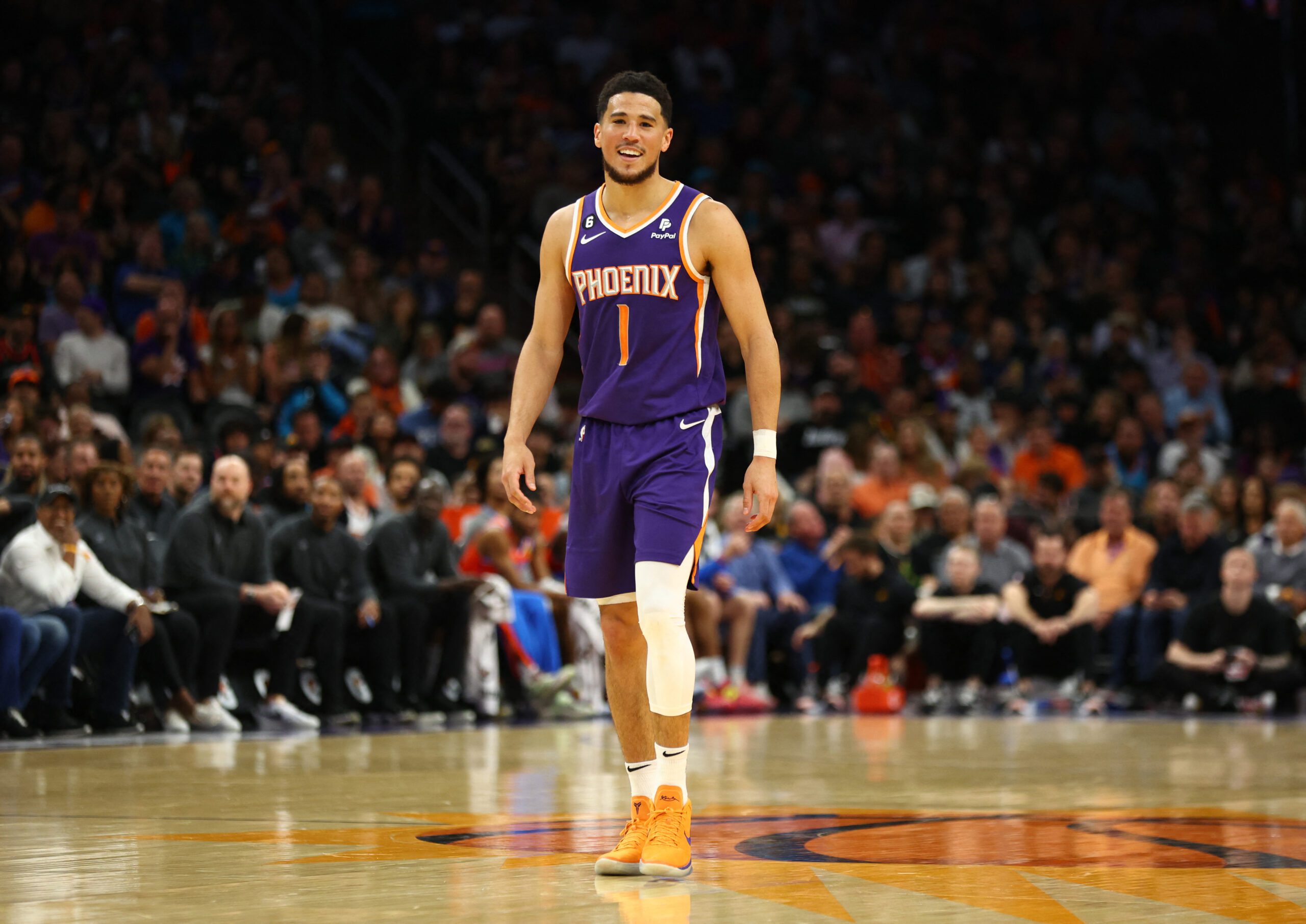 Phoenix Suns - 23 first half points for Devin Booker.