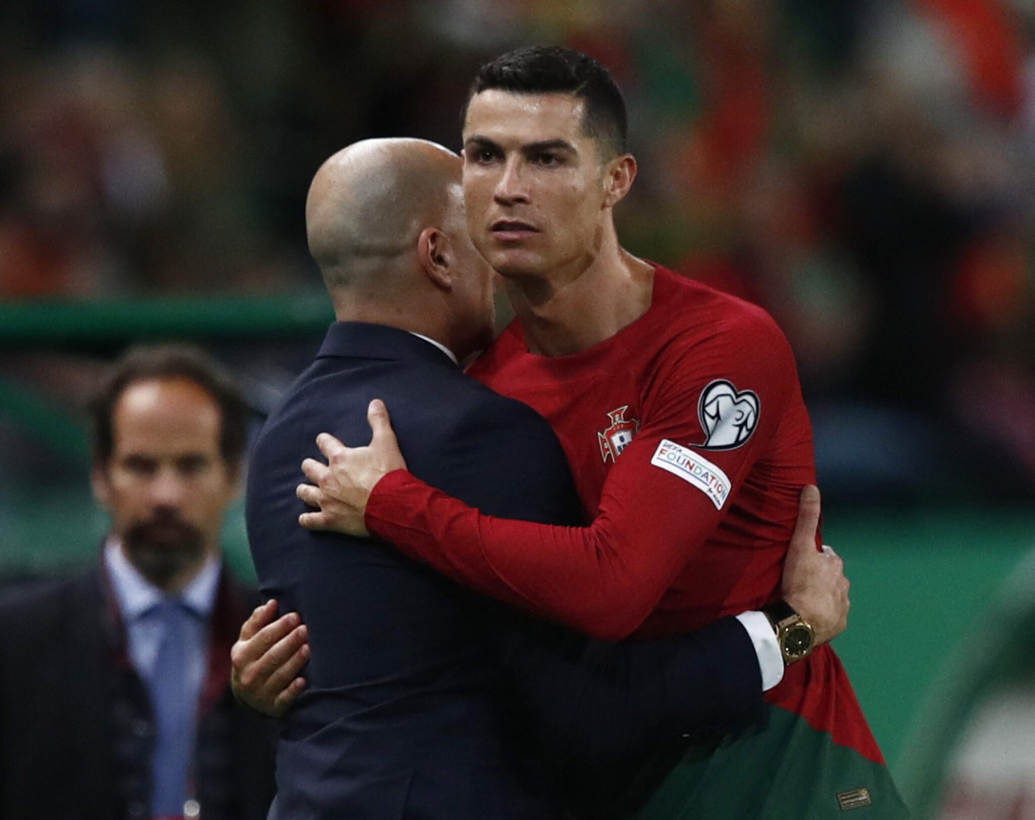 Cristiano Ronaldo breaks men's international caps record, scores double ...