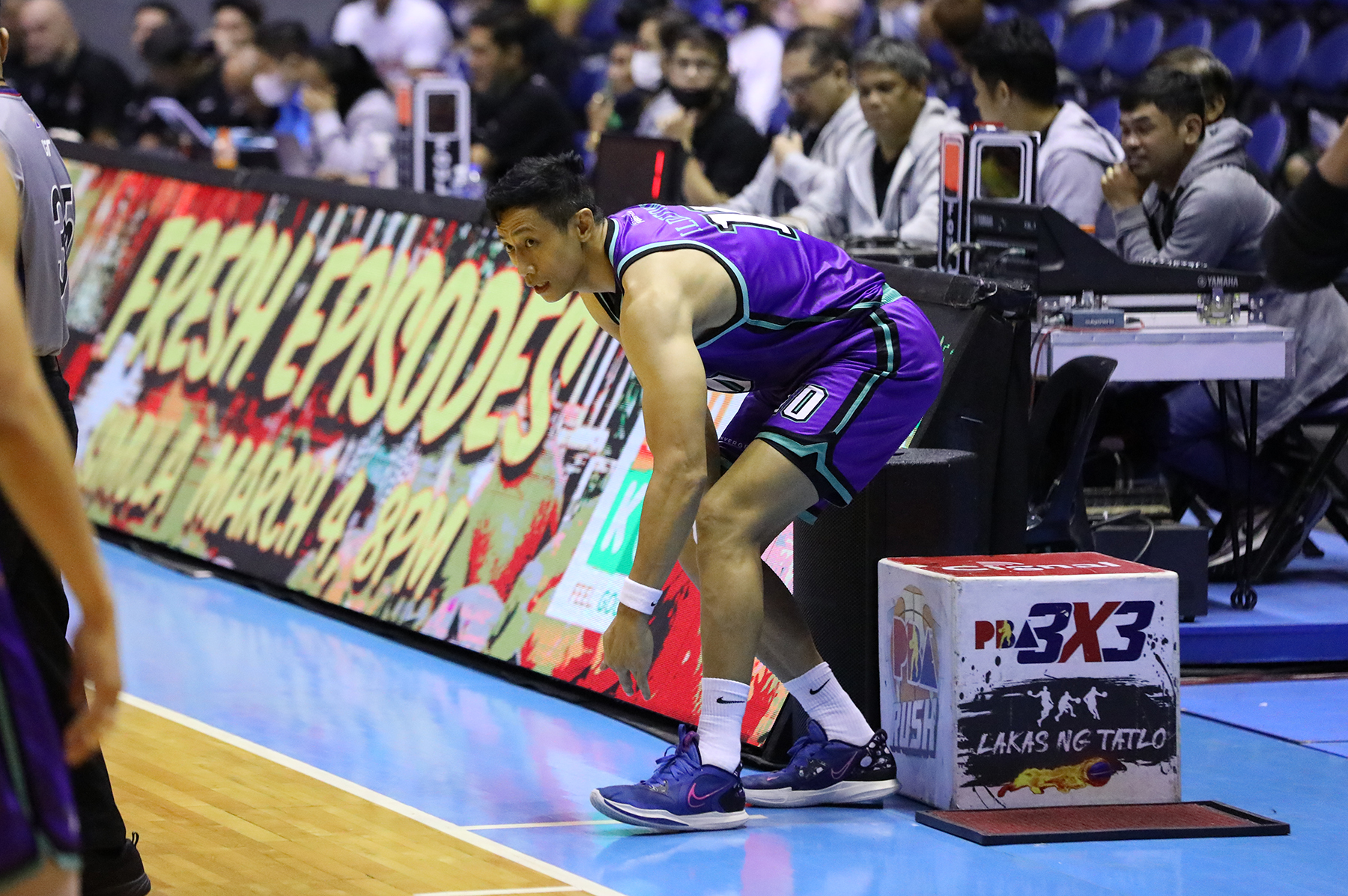 PBA great Danny lldefonso suits up for Converge. –PBA IMAGES