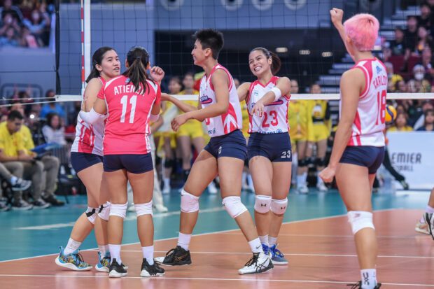 Creamline Cool Smashers in the PVL All-Filipino Cup semifinals. –UAAP PHOTO