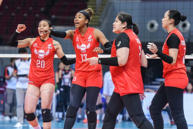 Petro Gazz Angels in the PVL All-Filipino Conference Finals. –PVL PHOTO