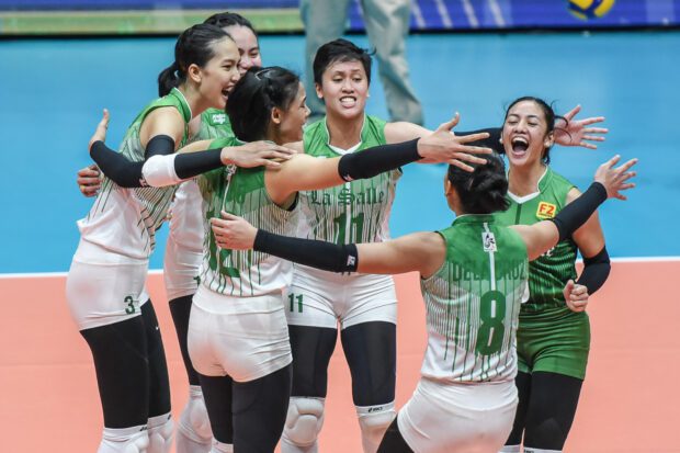 The Lady Spikers have all the confifidence they need as they shoot for a fifirst round sweep.